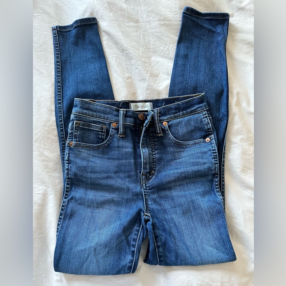 10” High Rise Madewell Skinny Jeans